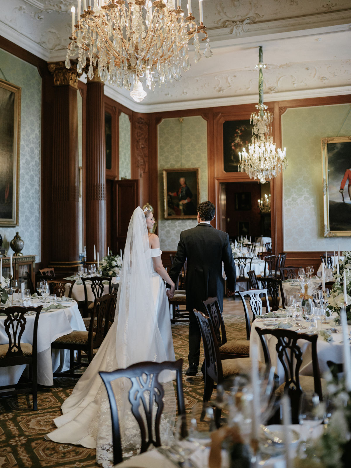 Luxury Wedding Green Salon Schlosshotel